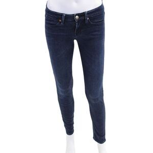 1969 Womens Cotton Blend Five Pocket Low-Rise Leggings Jeans Blue Size 25